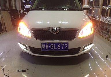 呼和浩特斯柯達(dá)汽車燈光升級